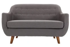 Miliboo Design-Sofa 2 Plätze Anthrazitgrau YNOK* Design-sofas
