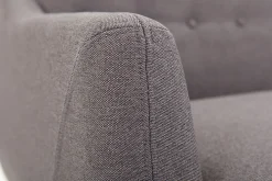 Miliboo Design-Sofa 2 Plätze Anthrazitgrau YNOK* Design-sofas