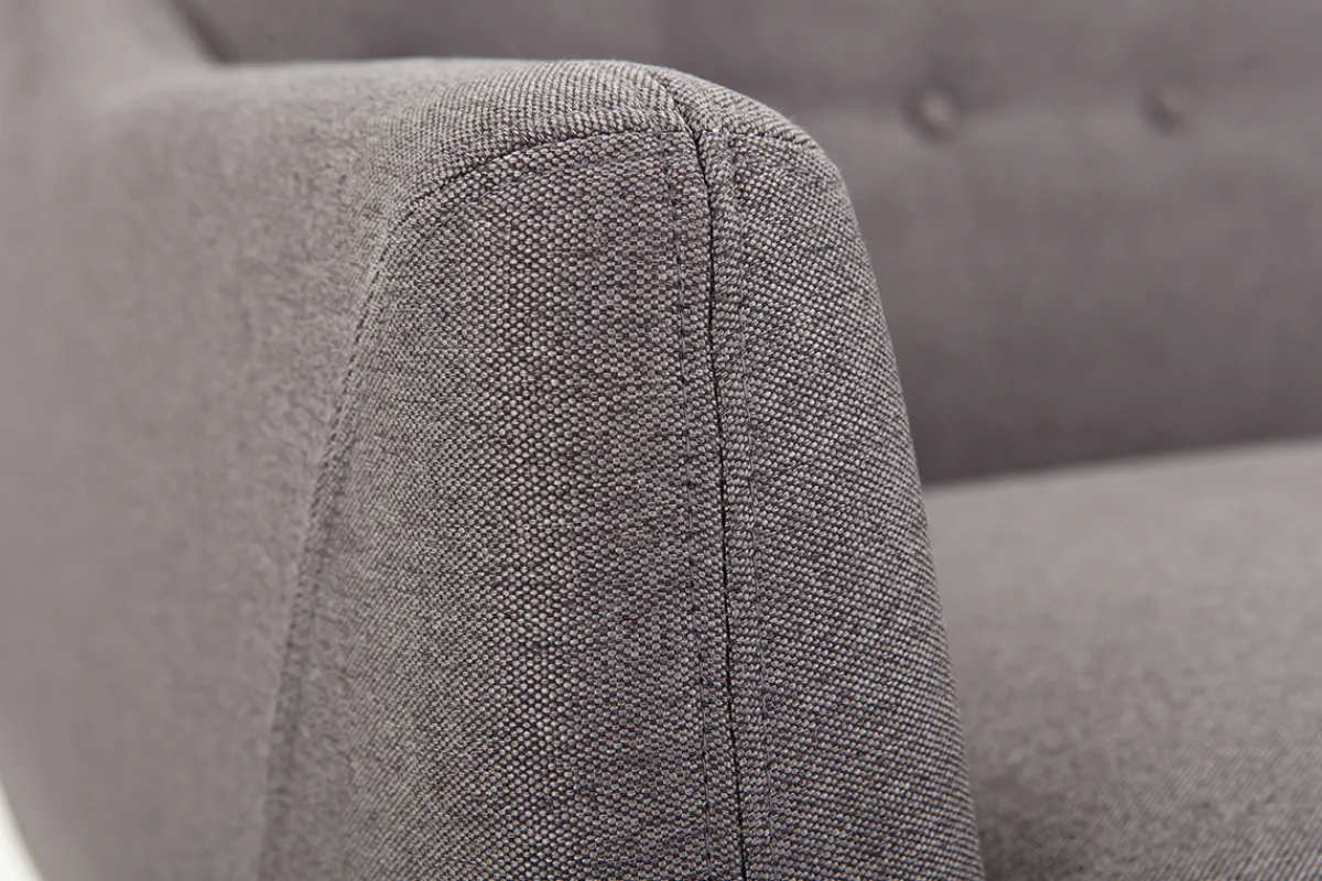 Miliboo Design-Sofa 2 Plätze Anthrazitgrau YNOK* Design-sofas