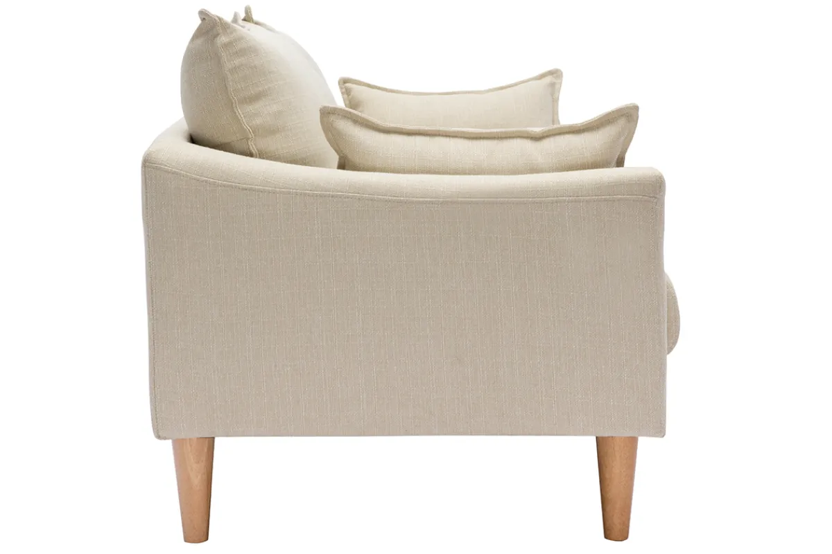 Miliboo Design-Sofa 3 Plätze beiger KATE* Design-sofas