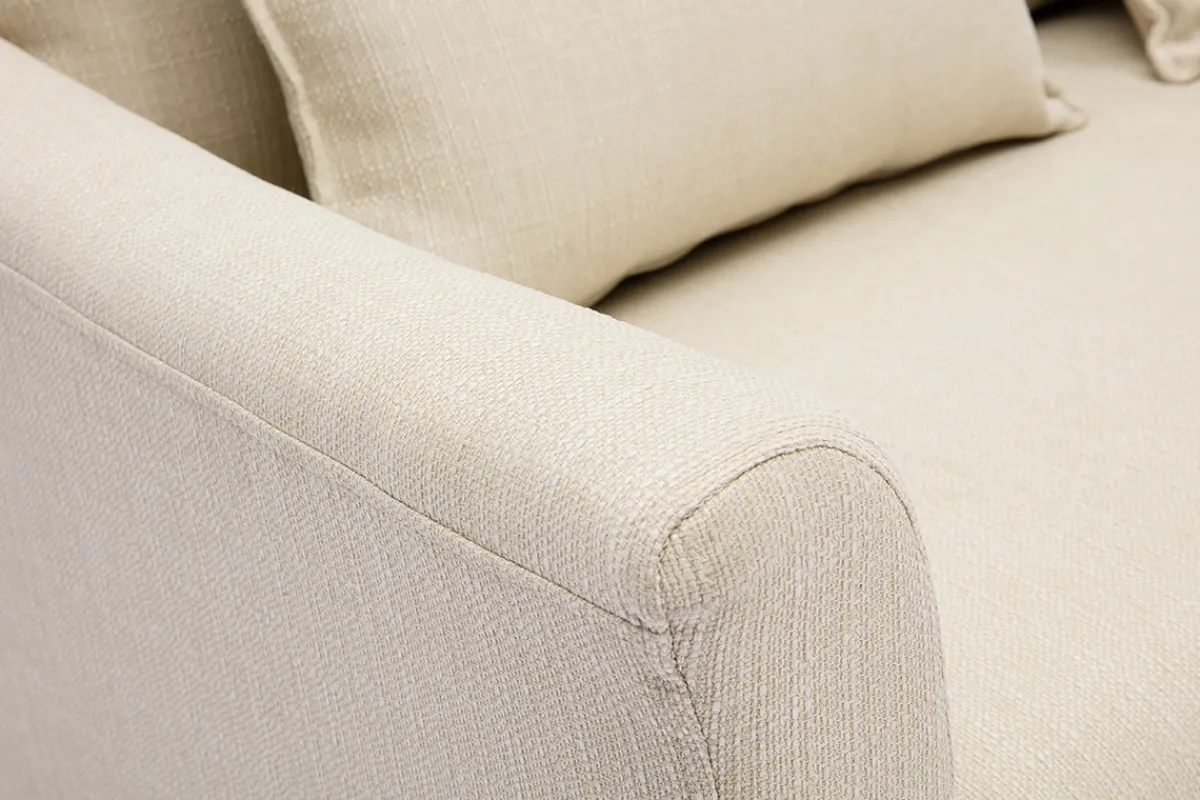 Miliboo Design-Sofa 2 Plätze beiger Stoff KATE* Design-sofas