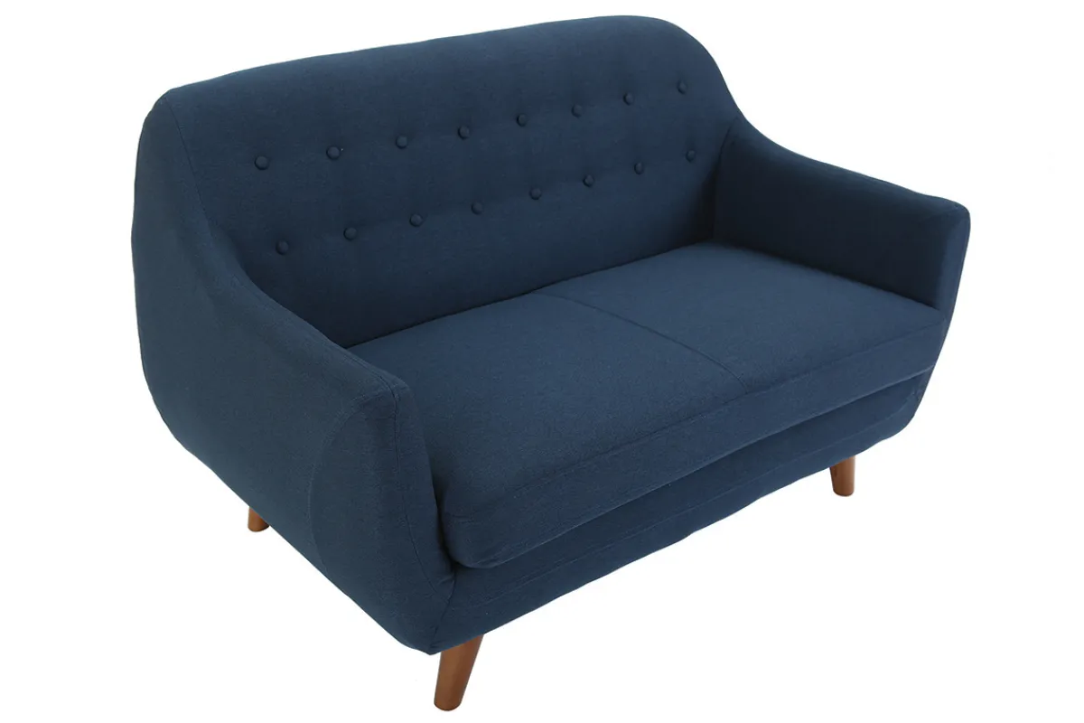 Miliboo Design-Sofa 2 Plätze Blau YNOK* Design-sofas