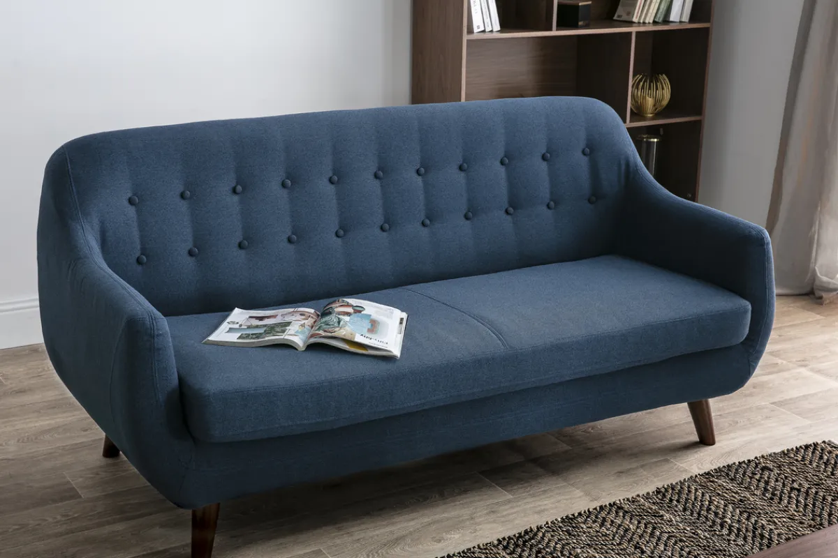 Miliboo Design-Sofa 3 Plätze Blau YNOK* Design-sofas