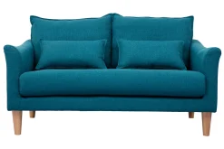 Miliboo Design-Sofa 2 Plätze Entenblau KATE* Design-sofas