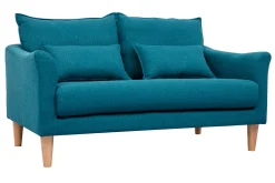 Miliboo Design-Sofa 2 Plätze Entenblau KATE* Design-sofas