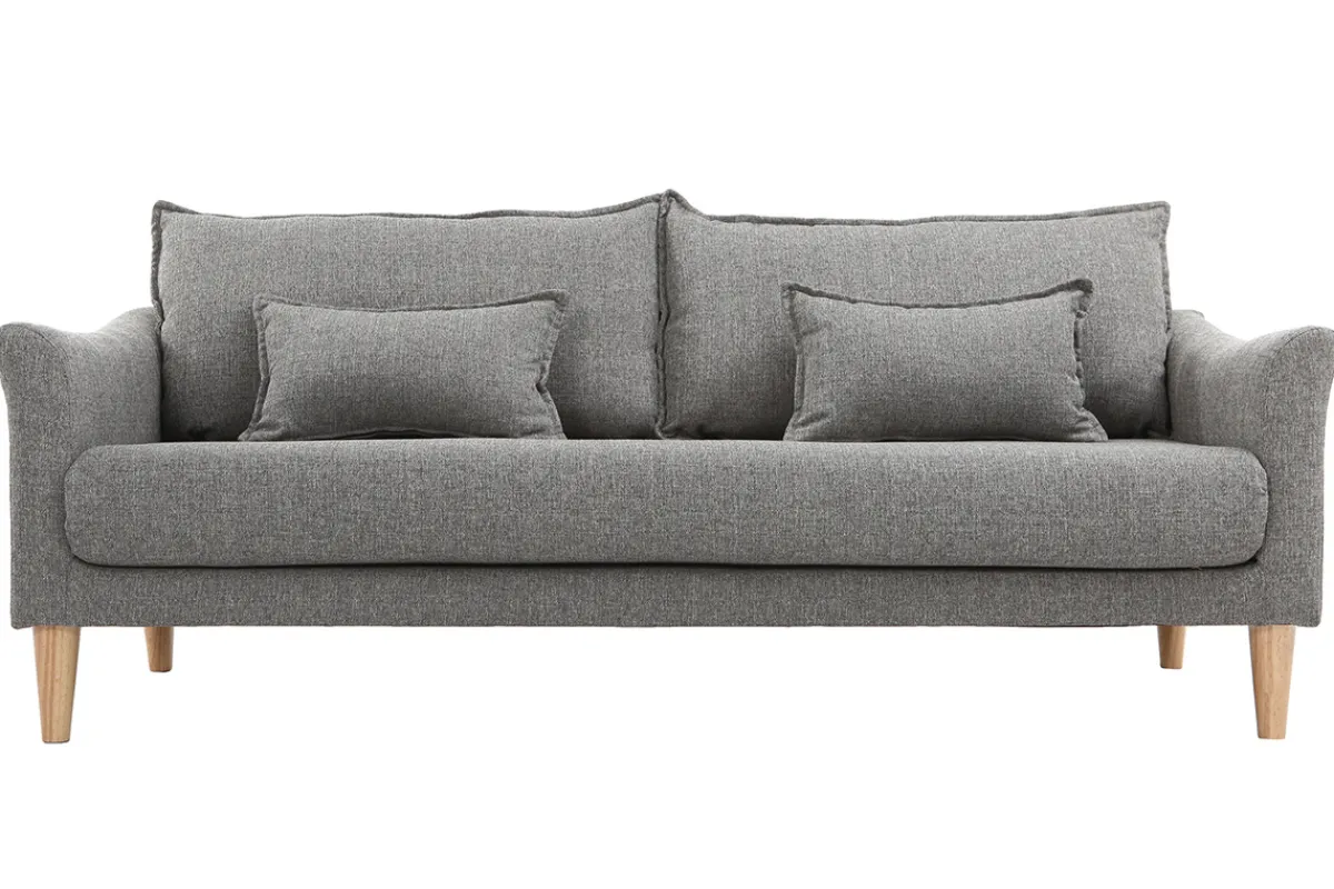 Miliboo Design-Sofa 3 Plätze Grau KATE* Design-sofas