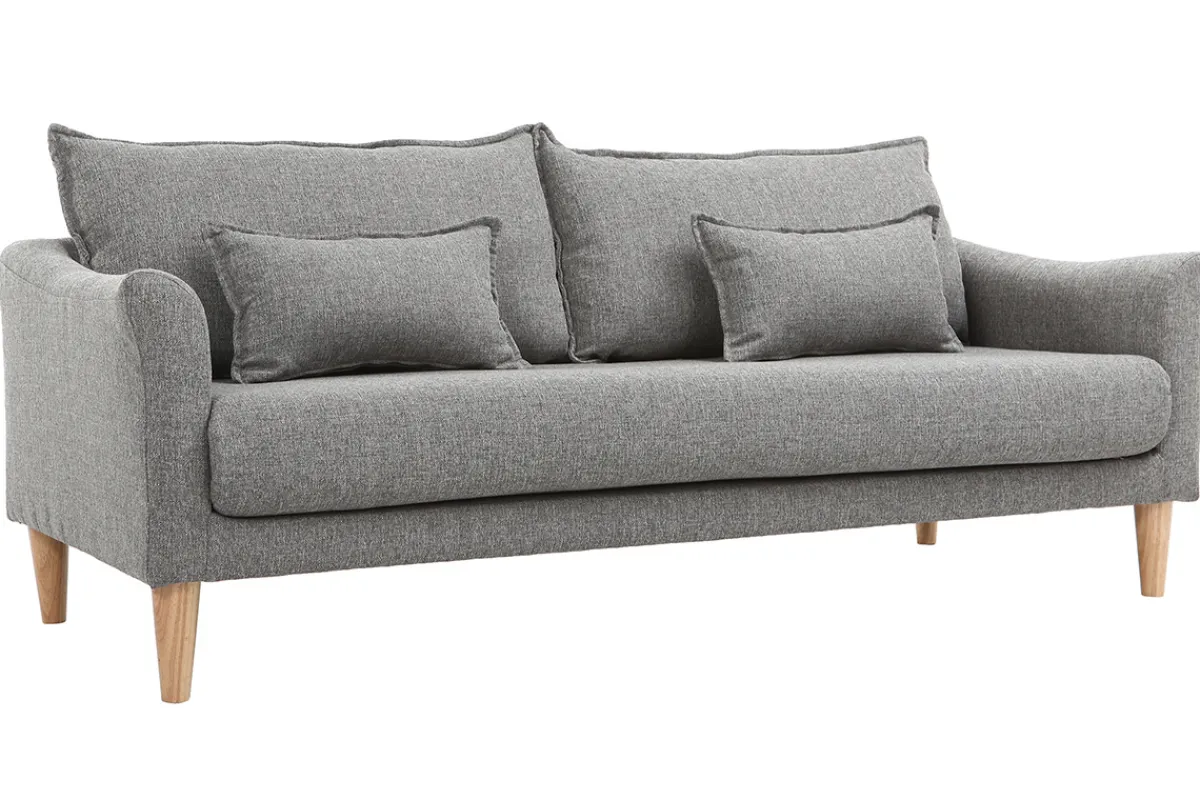 Miliboo Design-Sofa 3 Plätze Grau KATE* Design-sofas