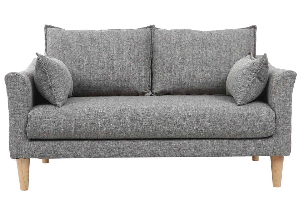 Miliboo Design-Sofa 2 Plätze Grau KATE* Design-sofas