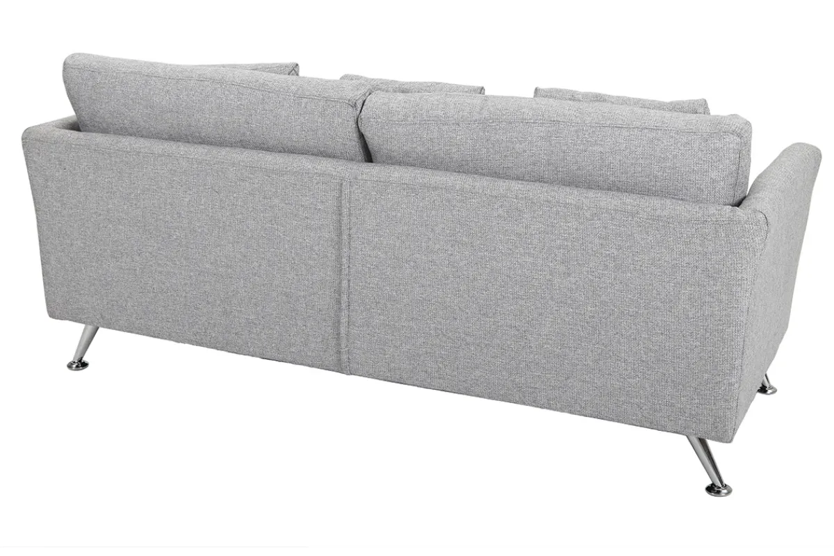 Miliboo Design-Sofa 3 Plätze Hellgrau VOLUPT* Design-sofas