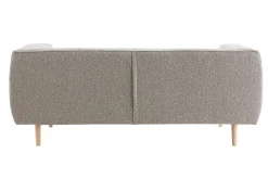 Miliboo Design-Sofa aus Bouclé-Stoff taupe 2/3-Sitzer MORRIS* Design-sofas