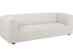 Miliboo Design-Sofa aus hellbeigem Stoff 4-Sitzer OLIVEIRO* Design-sofas