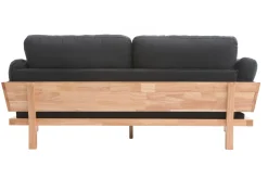 Miliboo Design-Sofa 3-Sitzer abziehbarer, anthrazitgrauer Stoff YNOK* Design-sofas