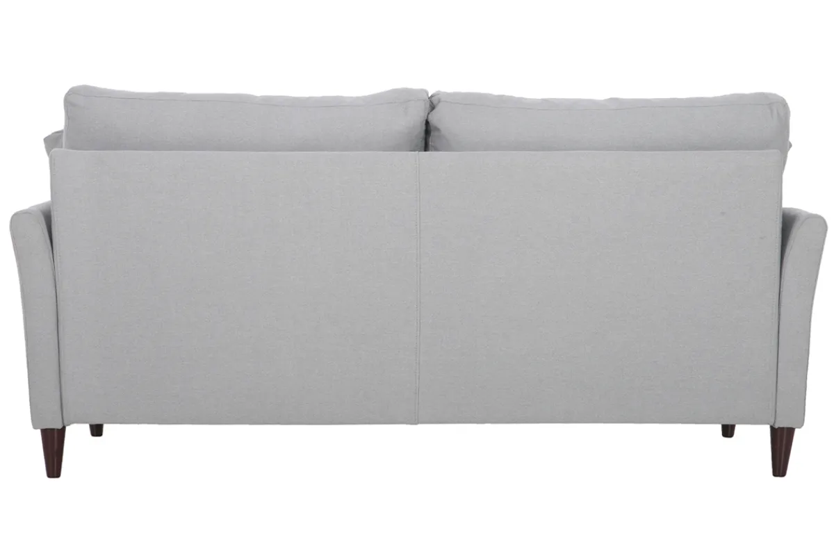 Miliboo Design-Sofa 3-Sitzer aus hellgrauem Stoff mit Stauraum MEDLEY* Design-sofas