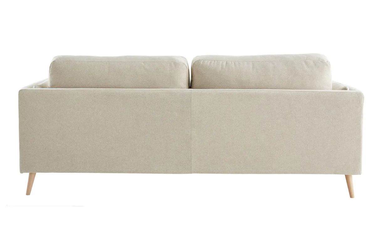 Miliboo Design-Sofa 3-Sitzer aus naturbeigem Stoff VOGUE* Design-sofas