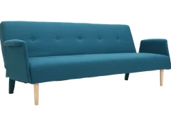 Miliboo Design-Sofa verstellbar Blau OSCAR* Design-sofas|Schlafsofas