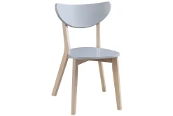 Miliboo Design-Stühle Grau Beine aus Holz LEENA (2er-Set)* Design-stühle|Holzstühle
