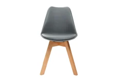 Miliboo Design-Stühle Grau 4er-Set PAULINE* Design-stühle
