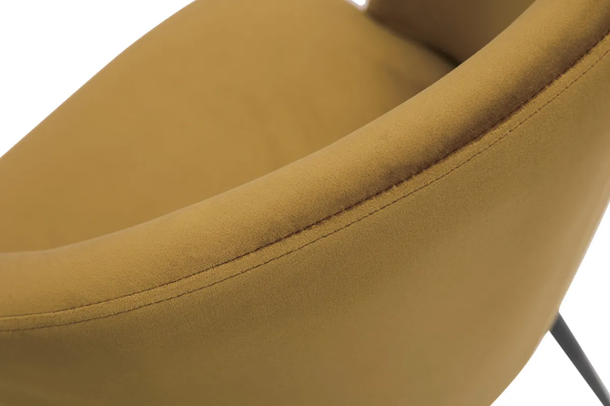 Miliboo Design-Stühle in bronzefarbenem Samt (2er-Set) VANITY* Design-stühle
