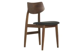 Miliboo Design-Stühle in Schwarz aus dunklem Holz (2er-Set) ELION* Design-stühle