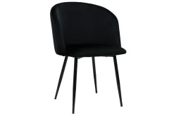 Miliboo Design-Stühle in schwarzem Samt (2er-Set) VANITY* Design-stühle