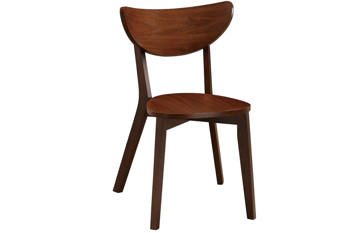 Miliboo Design-Stühle Nussbaum LEENA (2er-Set)* Design-stühle|Holzstühle