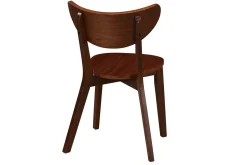 Miliboo Design-Stühle Nussbaum LEENA (2er-Set)* Design-stühle|Holzstühle