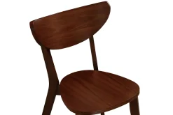 Miliboo Design-Stühle Nussbaum LEENA (2er-Set)* Design-stühle|Holzstühle