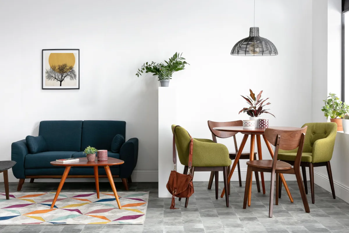 Miliboo Design-Stühle Nussbaum LEENA (2er-Set)* Design-stühle|Holzstühle