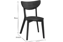 Miliboo Design-Stühle Nussbaum LEENA (2er-Set)* Design-stühle|Holzstühle