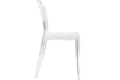 Miliboo Design-Stühle Transparent 2er-Set ISLAND* Design-stühle|Gartenstühle