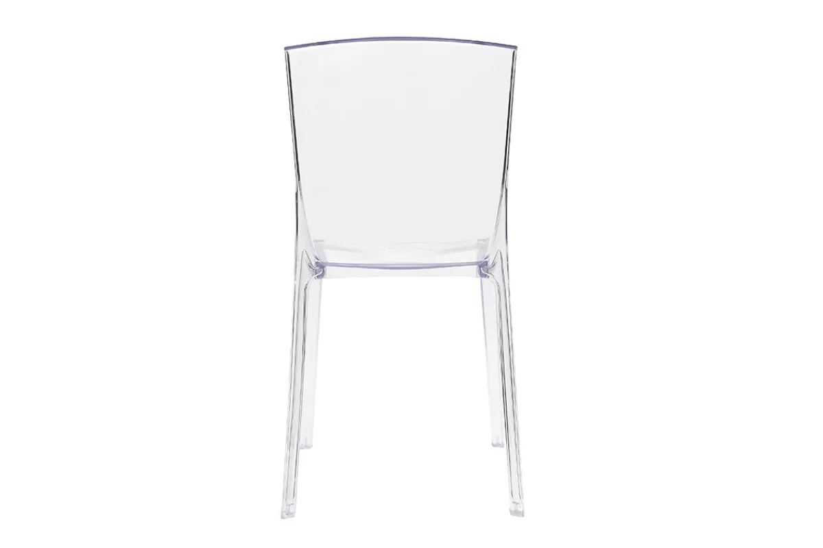 Miliboo Design-Stühle Transparent 2er-Set ISLAND* Design-stühle|Gartenstühle