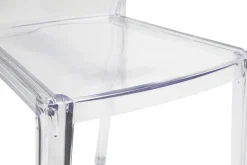 Miliboo Design-Stühle Transparent 2er-Set ISLAND* Design-stühle|Gartenstühle