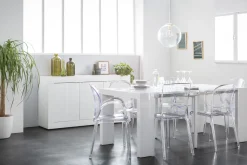 Miliboo Design-Stühle Transparent 2er-Set ISLAND* Design-stühle|Gartenstühle