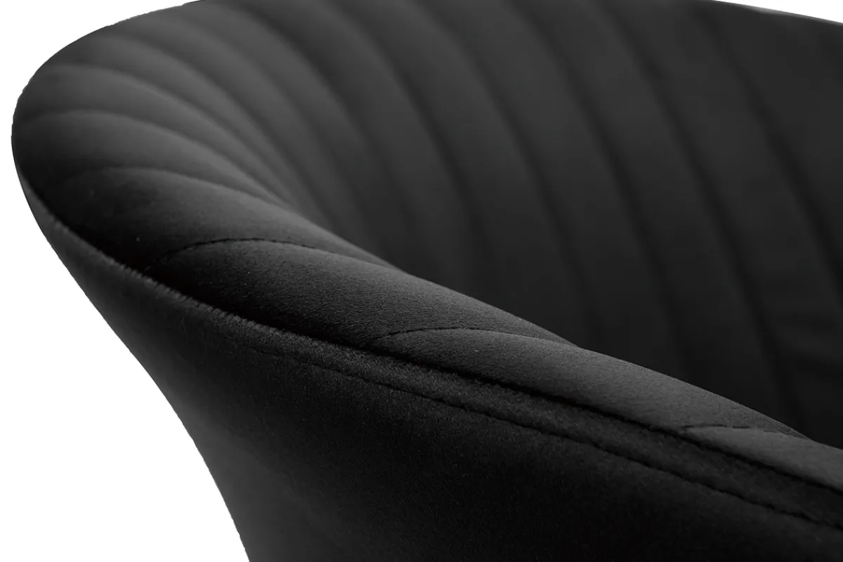 Miliboo Design-Stuhl aus blauem Samt REQUIEM* Design-stühle