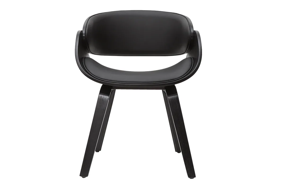 Miliboo Design-Stuhl in Schwarz BENT* Design-stühle|Holzstühle