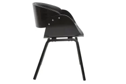 Miliboo Design-Stuhl in Schwarz BENT* Design-stühle|Holzstühle