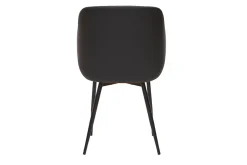 Miliboo Design-Stuhl in Schwarz und Walnuss LUCIEN* Design-stühle