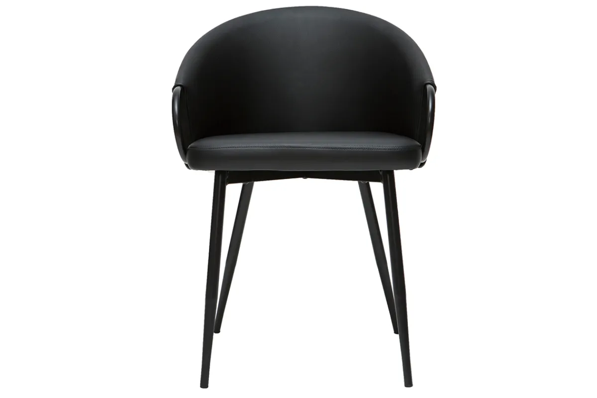 Miliboo Design-Stuhl schwarz PRECIO* Design-stühle