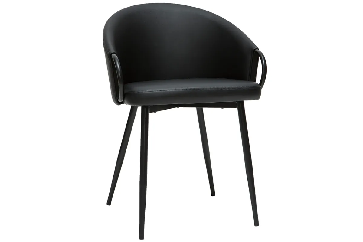 Miliboo Design-Stuhl schwarz PRECIO* Design-stühle