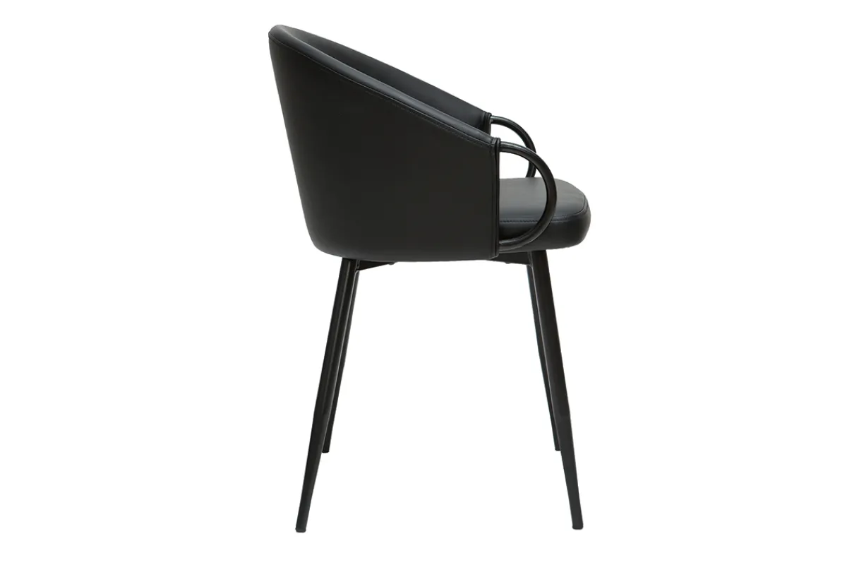 Miliboo Design-Stuhl schwarz PRECIO* Design-stühle