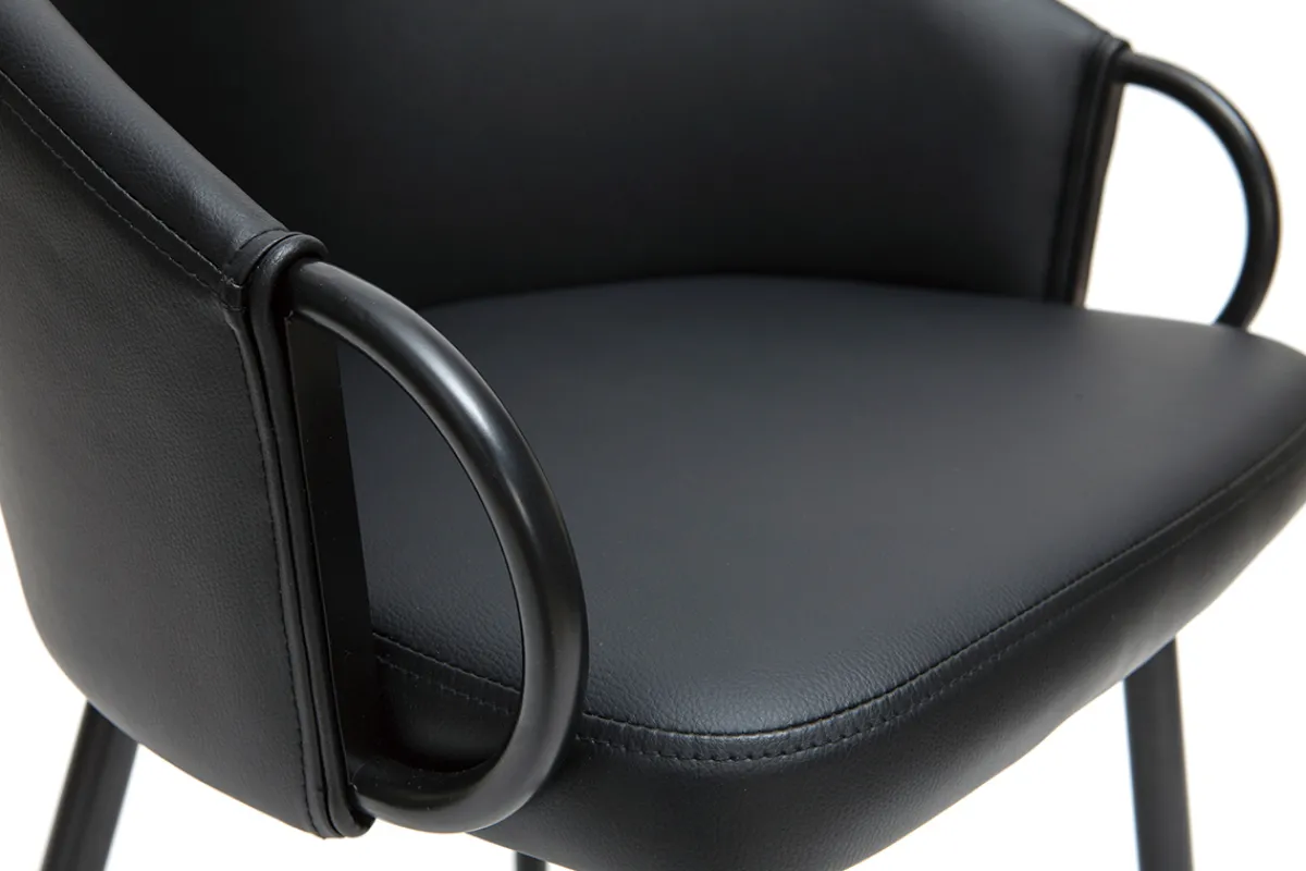 Miliboo Design-Stuhl schwarz PRECIO* Design-stühle