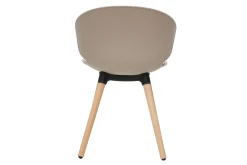 Miliboo Design-Stuhl taupe und helles Holz WING* Design-stühle