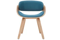 Miliboo Design-Stuhl Weiß und helles Holz BENT* Design-stühle|Holzstühle
