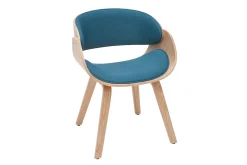 Miliboo Design-Stuhl Weiß und helles Holz BENT* Design-stühle|Holzstühle