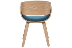 Miliboo Design-Stuhl Weiß und helles Holz BENT* Design-stühle|Holzstühle