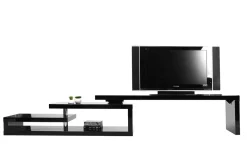 Miliboo Design-TV-Möbel drehbar MAX V2 Schwarz* Tv-lowboards
