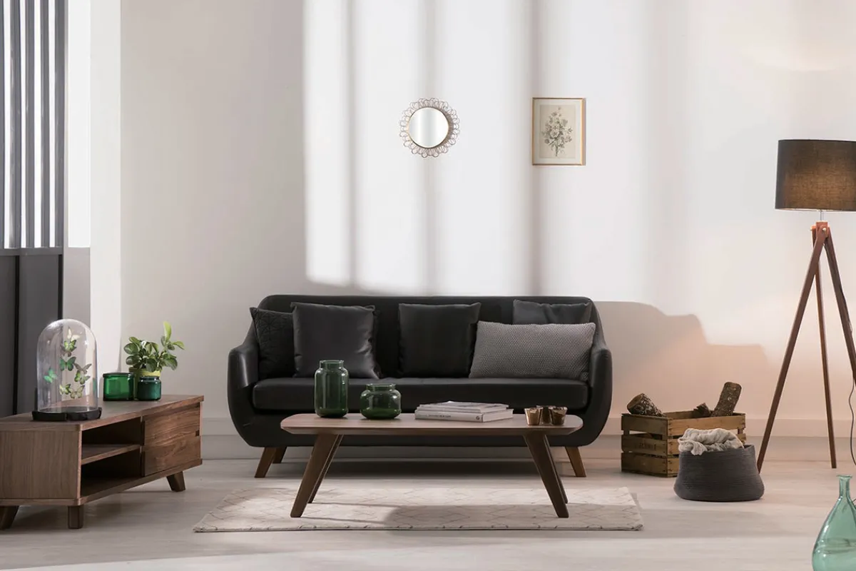 Miliboo Design-TV-Möbel Nussbaum FIFTIES* Tv-lowboards