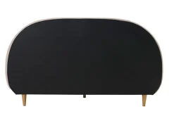 Miliboo Doppelbett 160x200 aus beigem Stoff CHARLINE* Betten Für Erwachsene