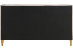 Miliboo Doppelbett 160x200 cm in beigem Stoff DIANE* Betten Für Erwachsene