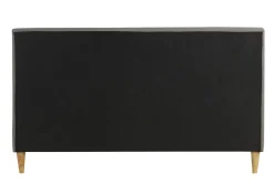 Miliboo Doppelbett 160x200 cm mit Bettkopfteil aus hellgrauem Stoff LEONCE* Betten Für Erwachsene